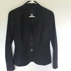 J Crew Black Wool Blazer